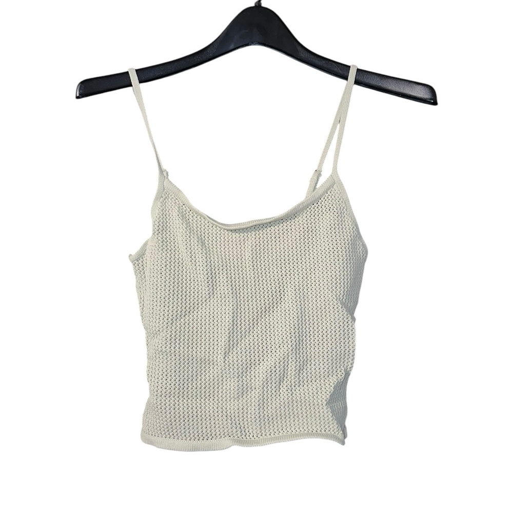LA Hearts Light Green Camisole Knit Top Medium